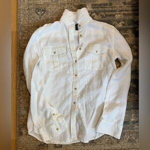 Ralph Lauren 100% Linen Button Down